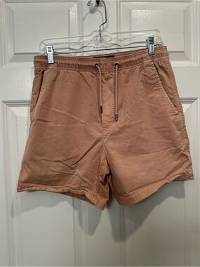 American Eagle Outfitters Men's Dusty Rose Drawstring Shorts